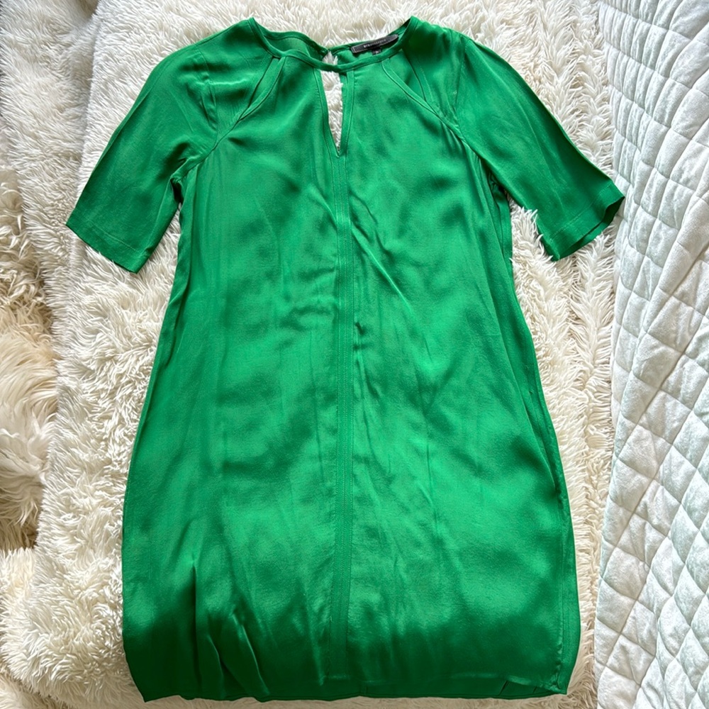 Bcbgmaxazria Green Sheath Dress - Gem